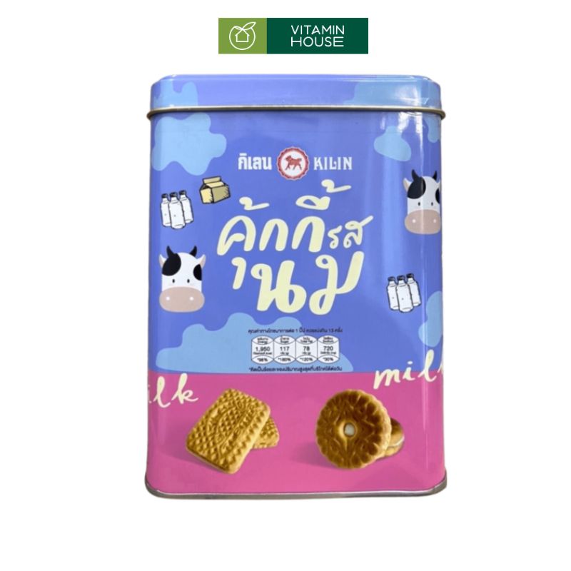 Bánh Quy Hộp Thiếc Kilin Hộp 400g