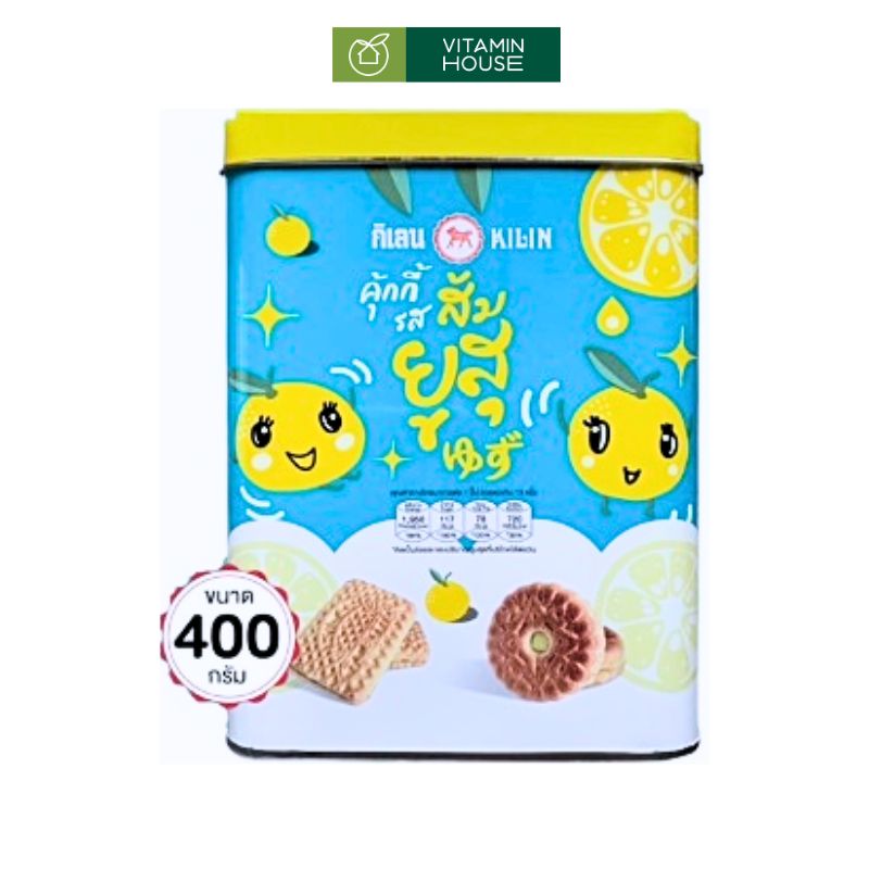 Bánh Quy Hộp Thiếc Kilin Hộp 400g