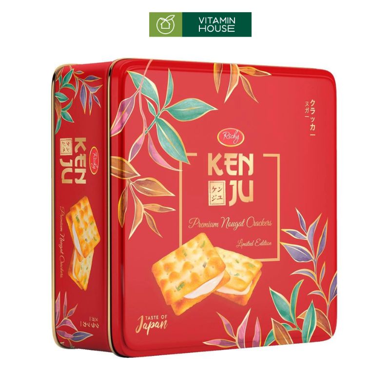 Bánh Quy Nougat Kenju Hộp 186g