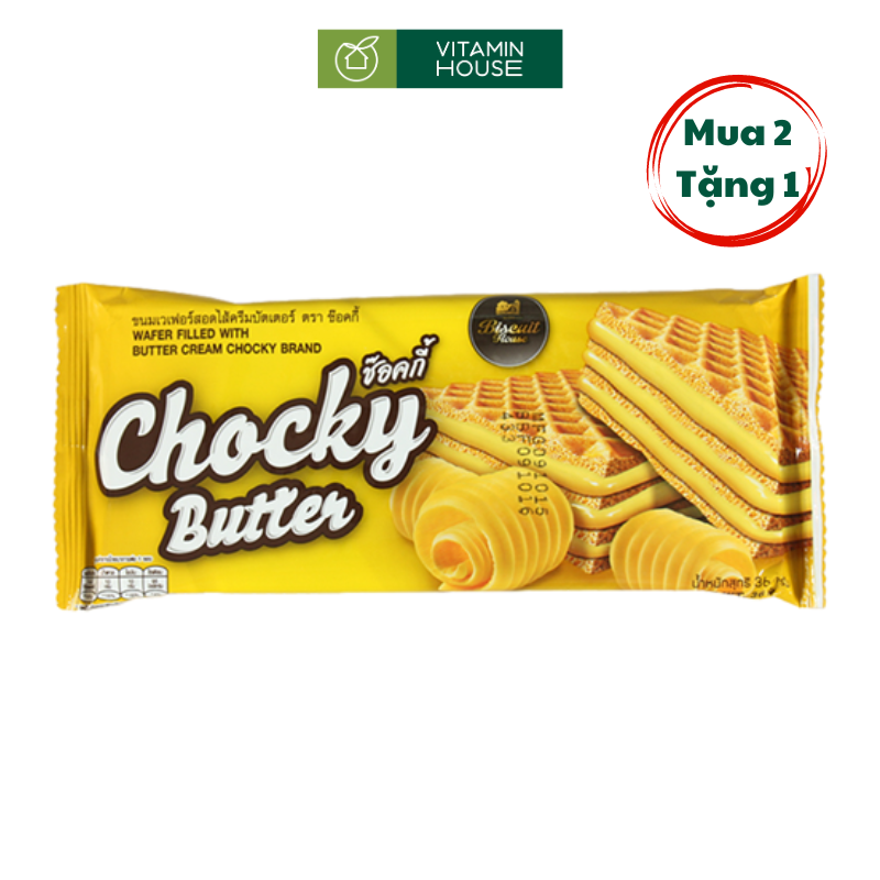 Bánh Xốp Chocky Butter Thái Gói 30g