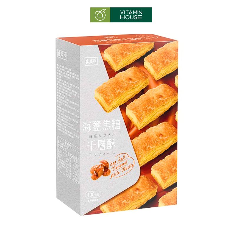 Bánh Xốp Ngàn Lớp Mille-Feuille ĐL Hộp 100g