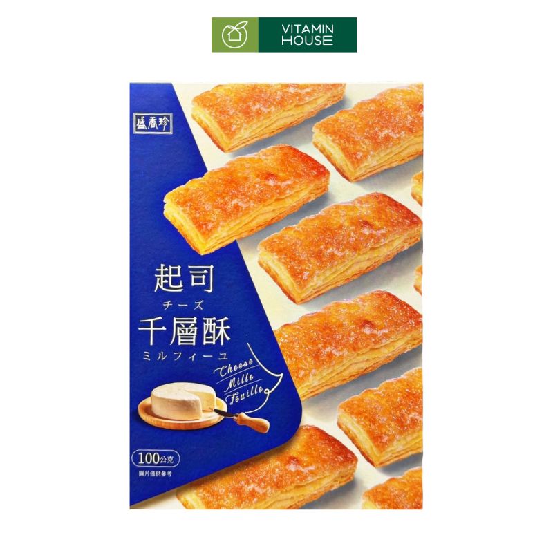 Bánh Xốp Ngàn Lớp Mille-Feuille ĐL Hộp 100g