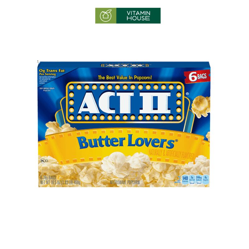 Bắp Rang Bơ ACT II Xtreme Butter Mỹ (Gói 13g)