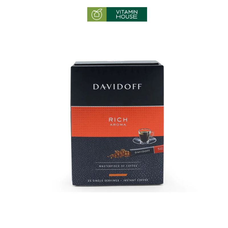 Hộp Cà Phê Hòa Tan Davidoff Rich 1.8g x 25 Gói