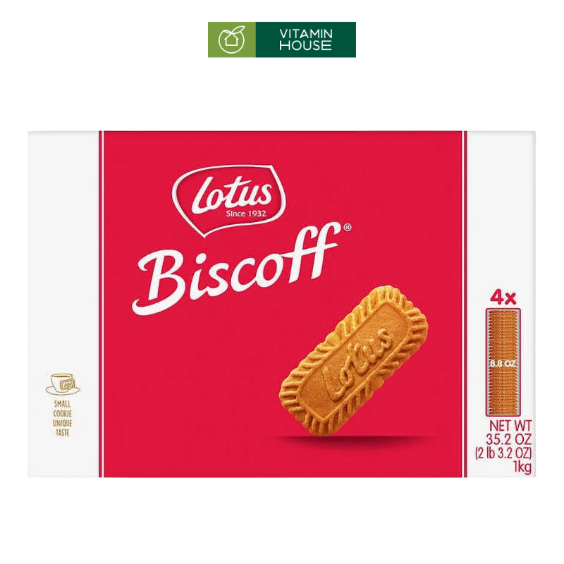 Bánh Quy Bơ Lotus Biscoff Mỹ Hộp 1Kg