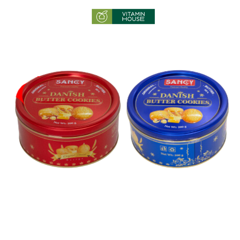 Bánh Quy Danish Butter Sancy Hộp 400g (Xanh/Đỏ)