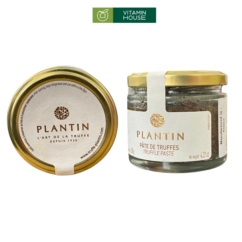 Sốt Nấm Truffle Nghiền Plantin - Black Truffle Pate Hộp 120g