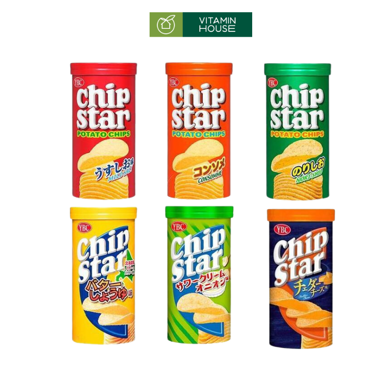 Lon Snack Khoai Tây Chip Star Nhật 50g