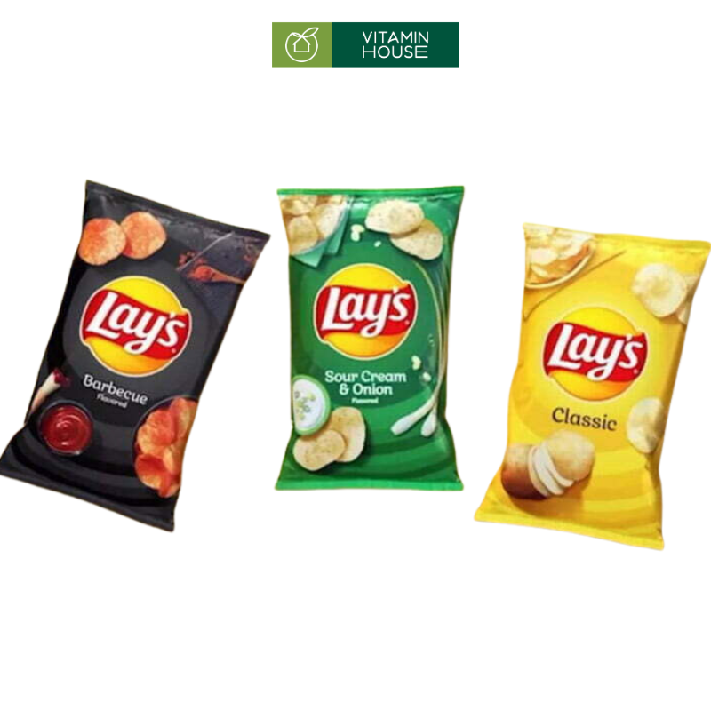 Snack Khoai Tây Chiên Lays Mỹ Gói 184g