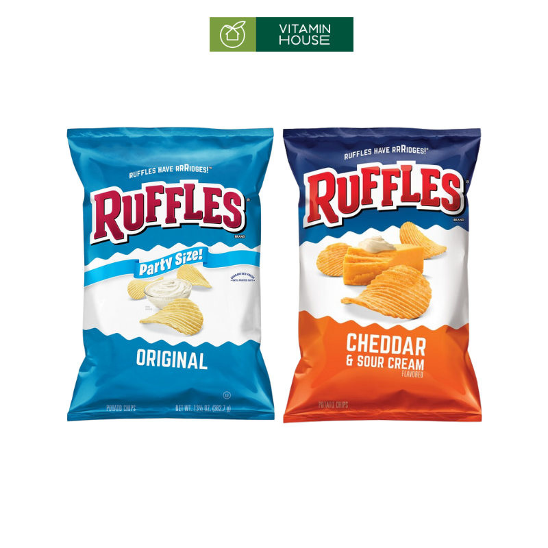 Snack Khoai Tây Ruffles Mỹ Gói 184g