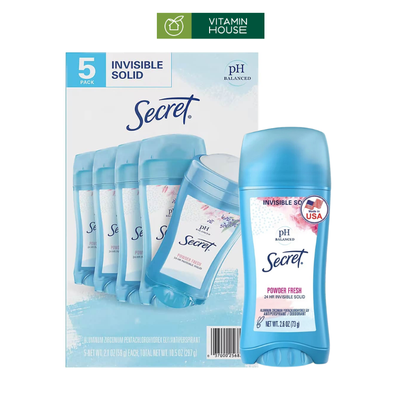 Lăn Khử Mùi Secret Mỹ Chai 73g