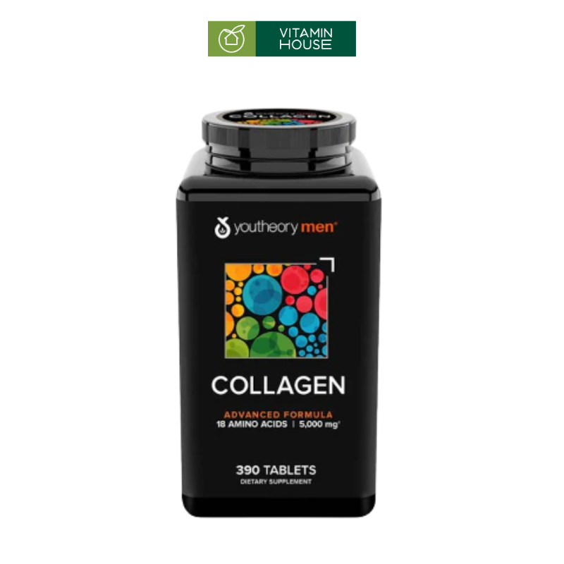 Collagen Youtheory For Men 390v Tinh Chất Làm Đẹp Đặc Biệt Dành Cho Nam Giới