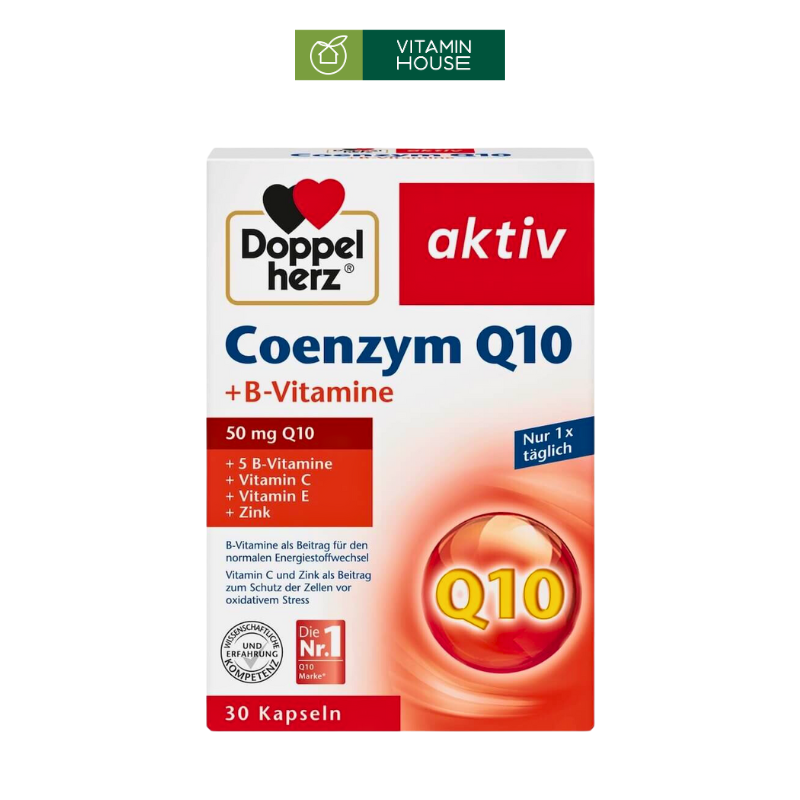 Viên Uống Coenzym Q10 Doppelherz Hộp 30 Viên