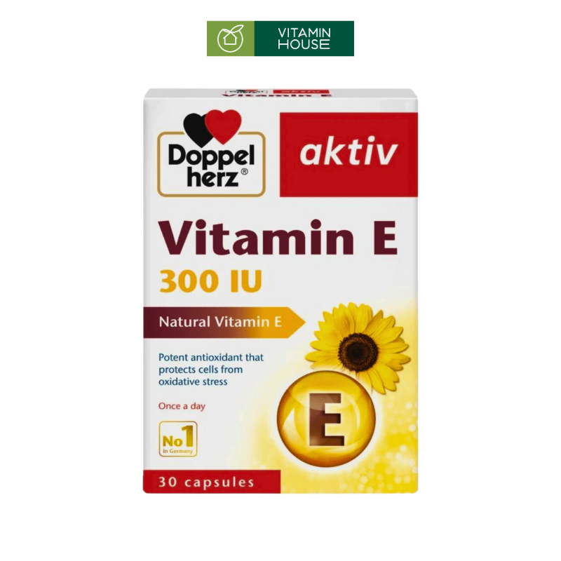 Viên Uống Vitamin E Doppel Herz Hộp 30 Viên