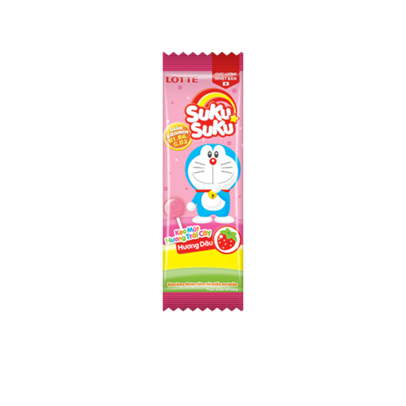 Kẹo Mút Doraemon Suku Lotte Gói 8g