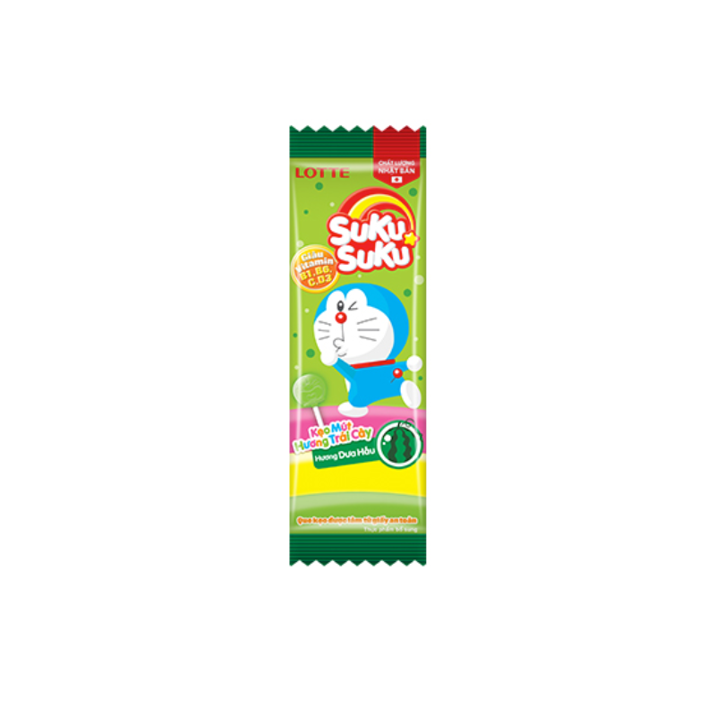 Kẹo Mút Doraemon Suku Lotte Gói 8g