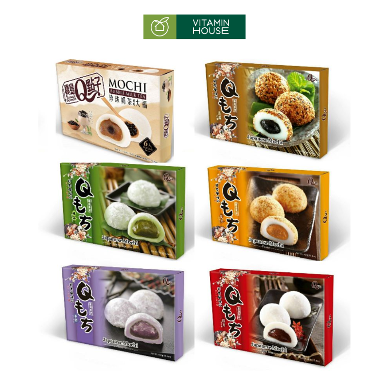 Hộp Bánh Mochi Qidea Đài Loan 210g (Nhiều Vị)