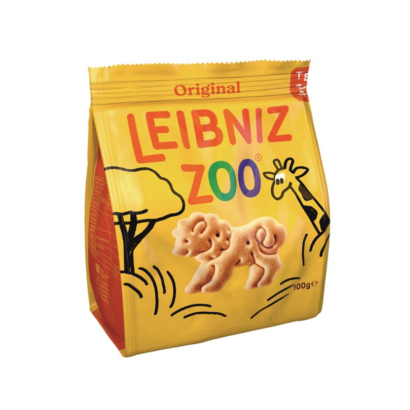 Bánh Quy Leibniz Zoo Gói 100g Thú Vị Giòn Tan Từ Đức