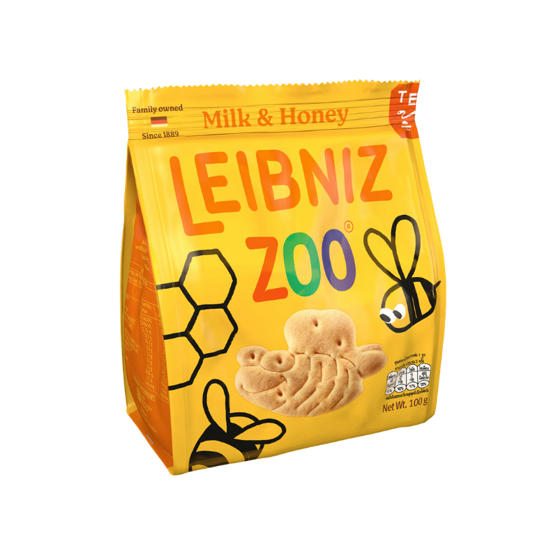 Bánh Quy Leibniz Zoo Gói 100g Thú Vị Giòn Tan Từ Đức