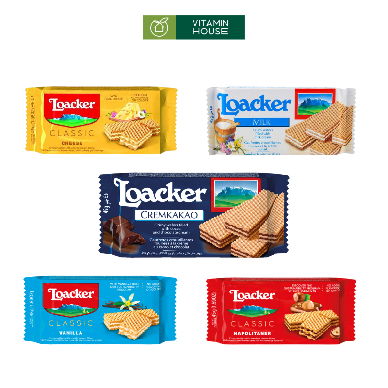 Bánh Xốp Loacker 45g