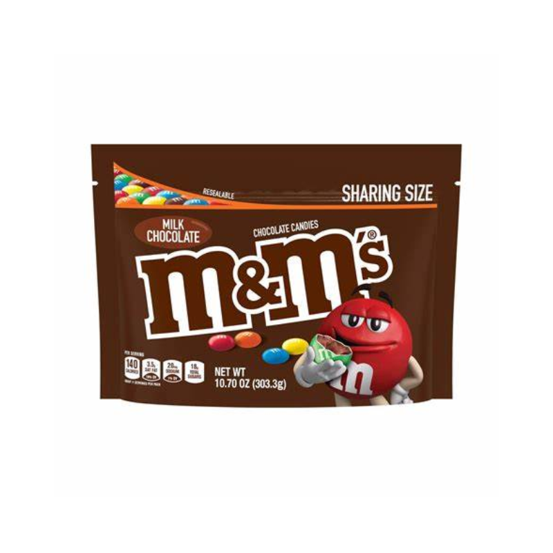 Chocolate M&M's Sharing Size Túi Zip (New)