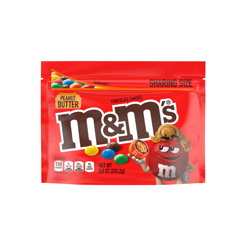 Chocolate M&M's Sharing Size Túi Zip (New)