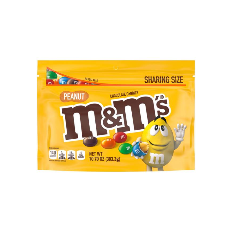 Chocolate M&M's Sharing Size Túi Zip (New)