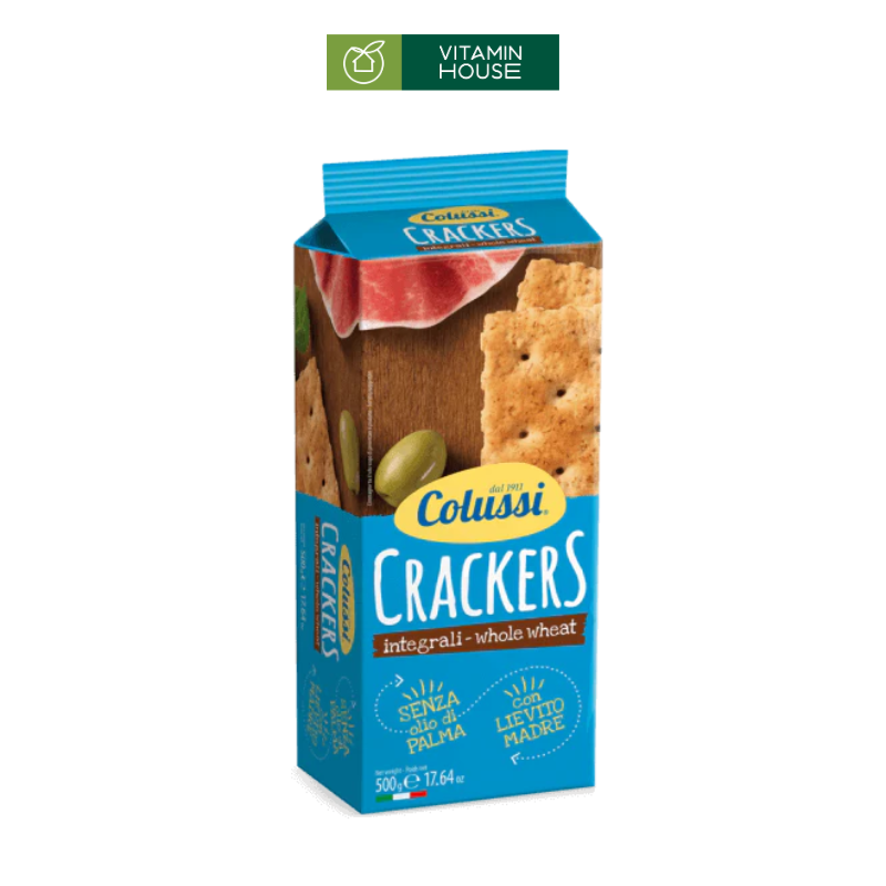 Gói Bánh Quy Lúa Mì Giòn Colussi Crackers 250g