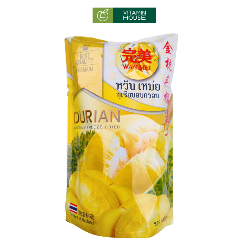 Sầu Riêng Sấy Wan Mei Thái Gói 210g