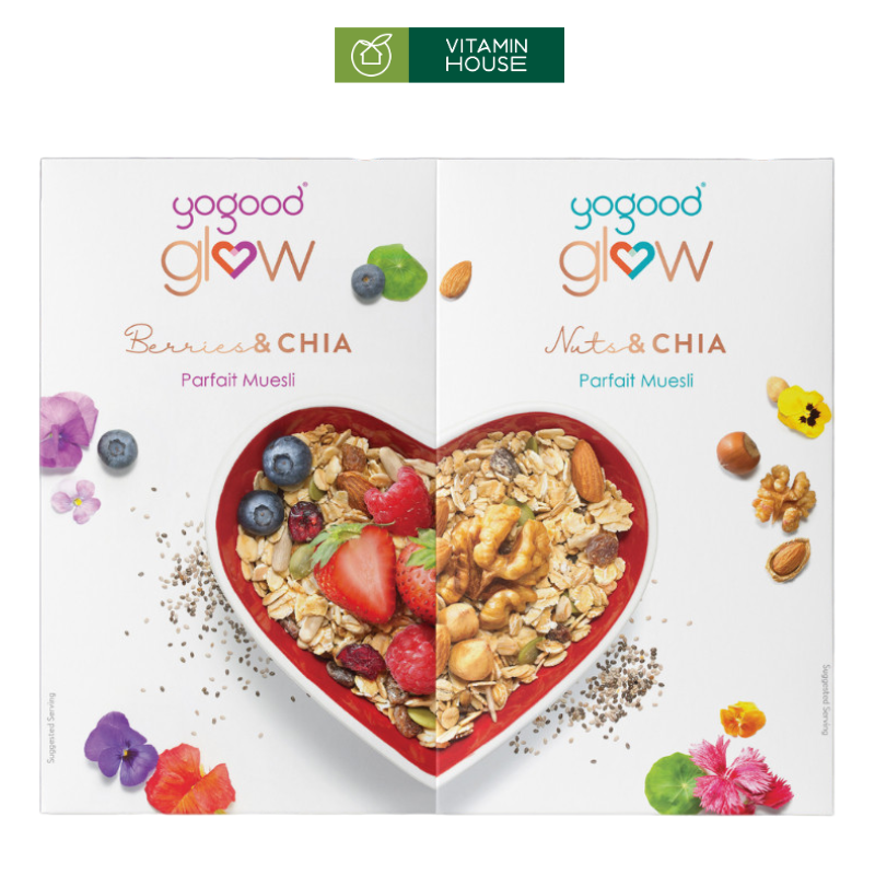 Ngũ Cốc Hạt Chia Parfait  Muesli Yogood Hộp 350g