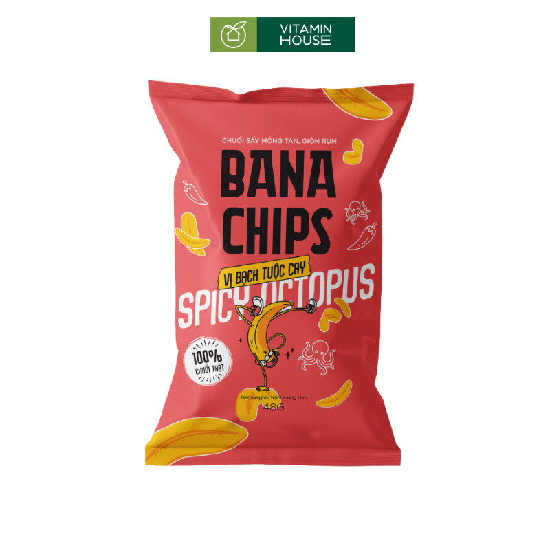 Snack Chuối Sấy 48g Bana Chips VN