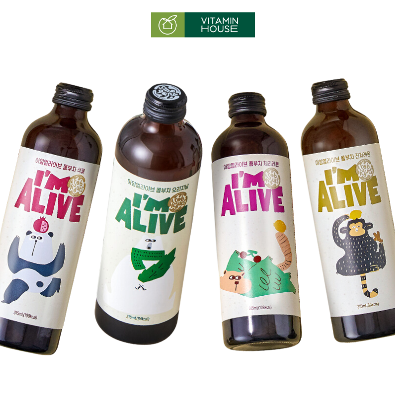 Trà Kombucha I'm Alive Chai 360ml