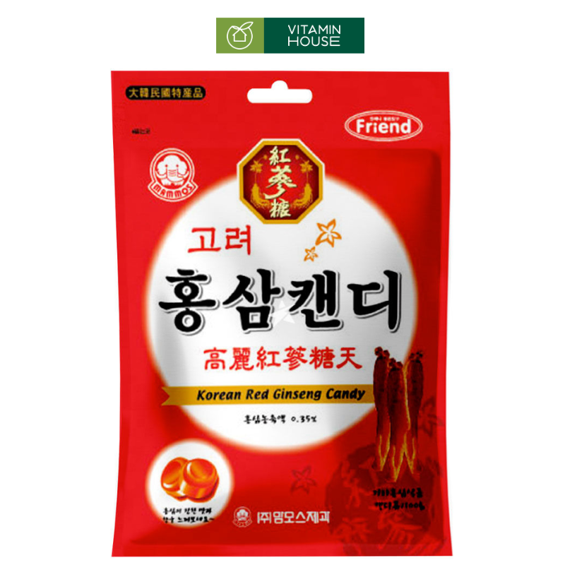 Kẹo Hồng Sâm Hàn Quốc Mammos HQ Gói 300g