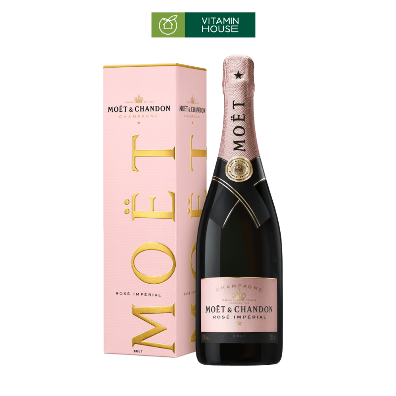 champagne Moet chandon rose 750ml (hồng)