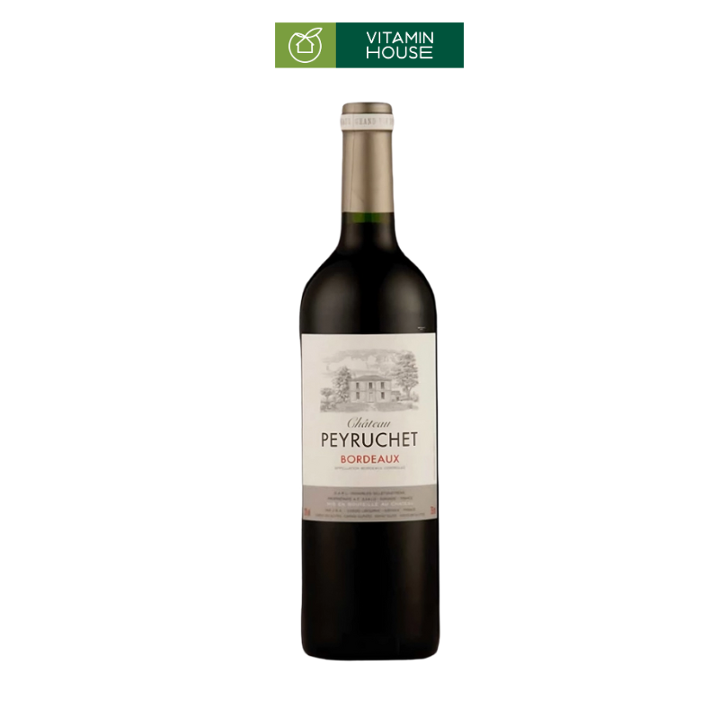 Rượu Vang Chateau Peyruchet Bordeaux Rouge Pháp Chai 750ml