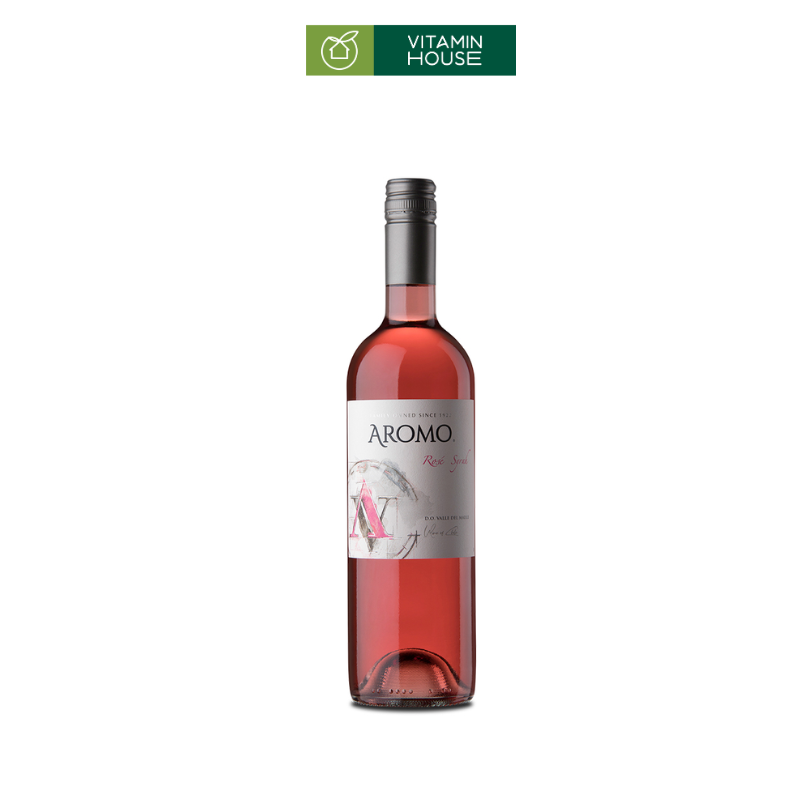 Rượu Vang Hồng Aromo Rose Syrah Chile Chai 750ml