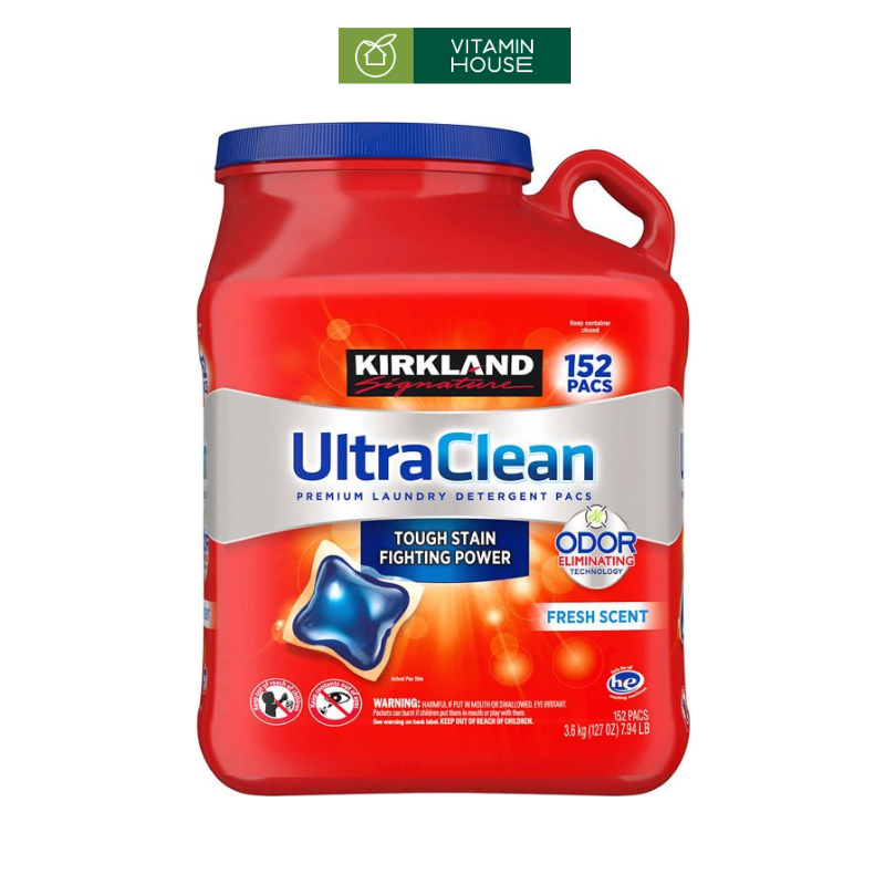 Viên Giặt Xả Kirkland Ultra Clean 152 Viên