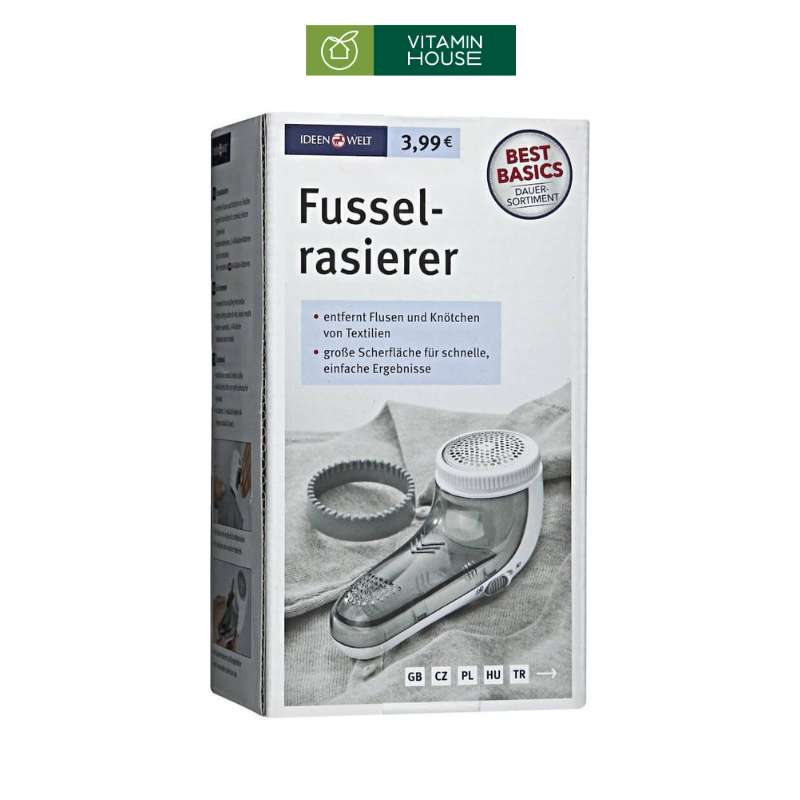 Máy Cắt Lông Xù Trên Quần Áo Fussel-Rasierer Đức