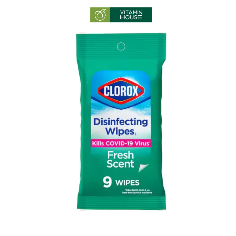 Khăn Uớt Khử Trùng Clorox Fresh Scent Mỹ Gói(20 Miếng)