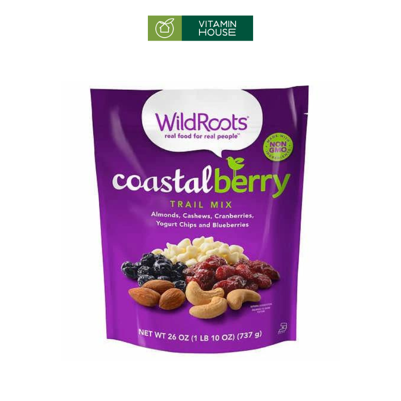 Hạt Hỗn Hợp WildRoots Coastal Berry Trail Mix Mỹ Gói 737g