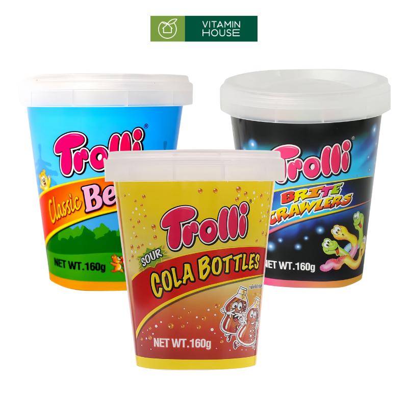 Kẹo Dẻo Trolli Đức Hộp 160g