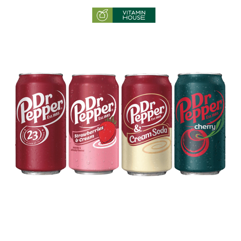 Nước Ngọt Có Gas Dr.Pepper Mỹ Lon 355ml