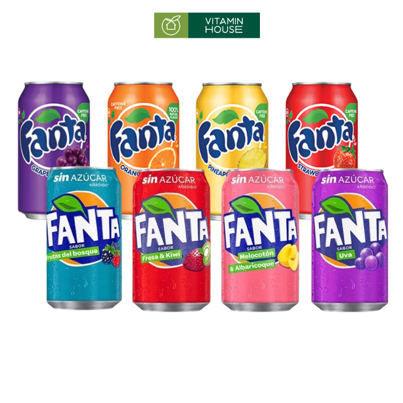 Nước Ngọt Fanta Mỹ Lon 355ml