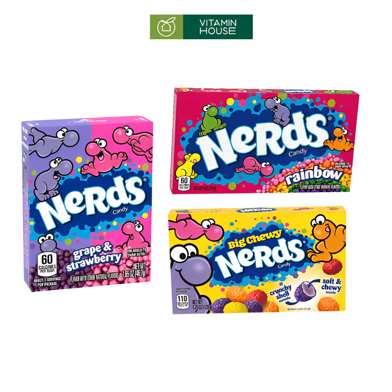 Kẹo Nerds Mỹ Nhiều Vị Đặc Sắc