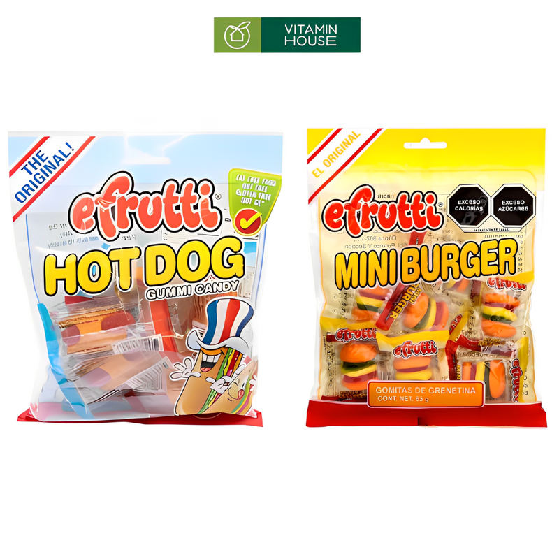 Kẹo Dẻo Efrutti (Pizza - Hotdog - Mini Burger)