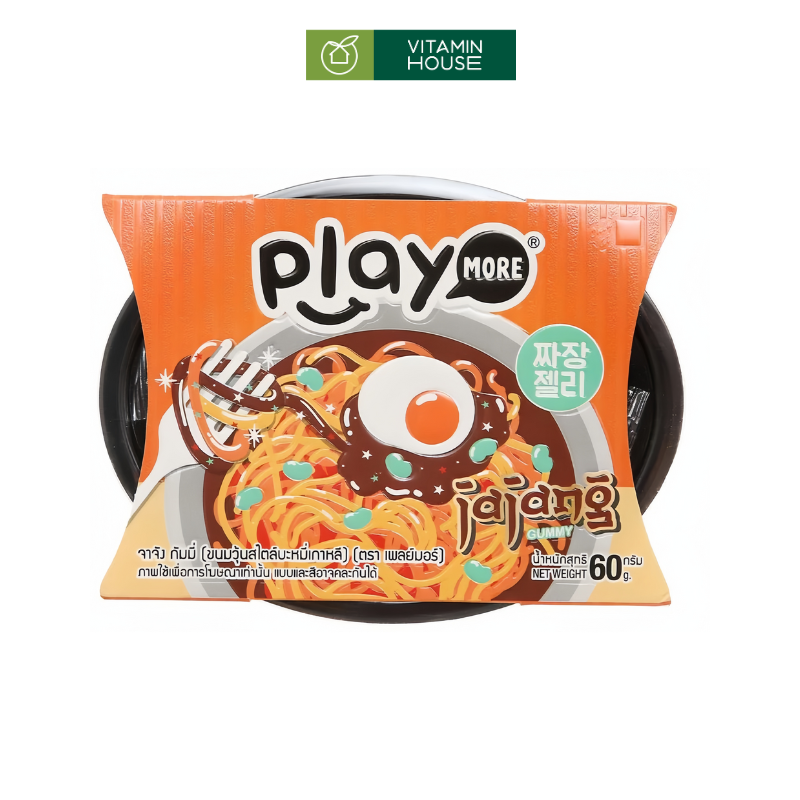 Kẹo Dẻo Jajang Playmore Thái Gói 60g