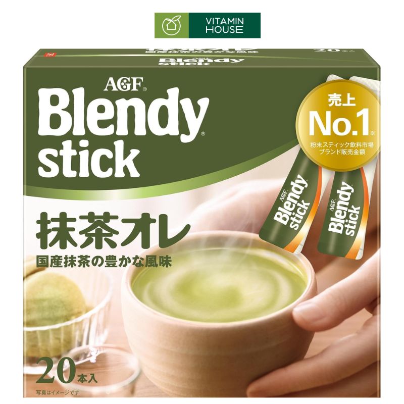 Trà Sữa Matcha Blendy Stick Nhật Bản 20 Gói