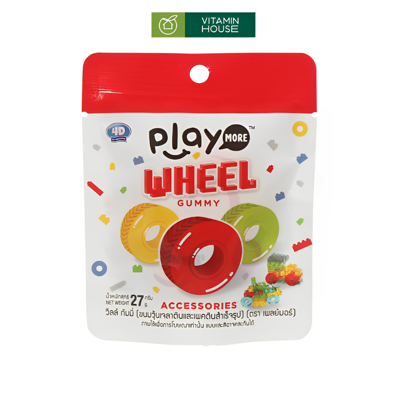 Kẹo Dẻo Play Bánh Xe 27G