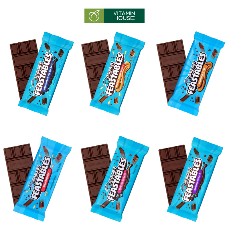 Thanh Chocolate Mr.Beast Mỹ Nhiều Vị Hot Nhất