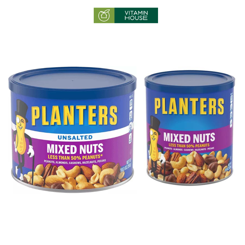 HẠT HỖN HỢP MIXED NUTS PLANTERS MỸ